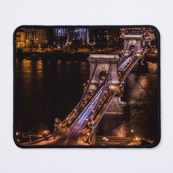 Item preview, Budapest, Chain Bridge at Night designed and sold by Tilosparty30.