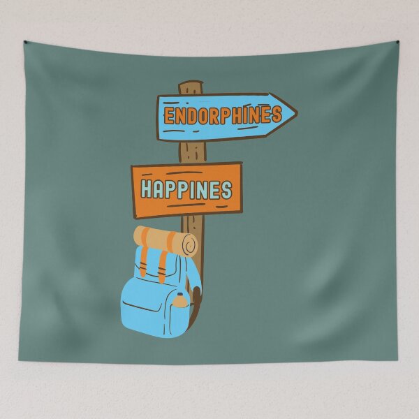 Item preview, Hiking. Path To Happiness designed and sold by slicksquid.