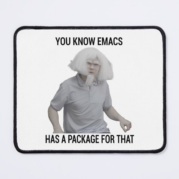 Item preview, Emacs - You Know Emacs Has A Package For That designed and sold by posix.