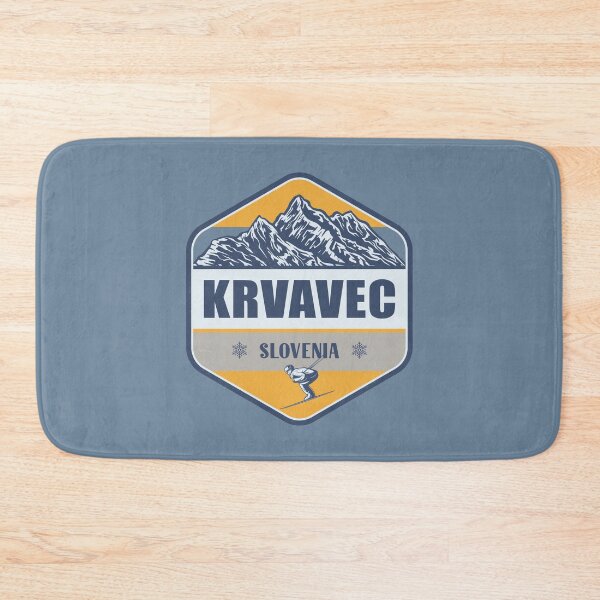 Item preview, Krvavec Slovenia Vintage Winter Skiing Design designed and sold by CynthiaGraphics.