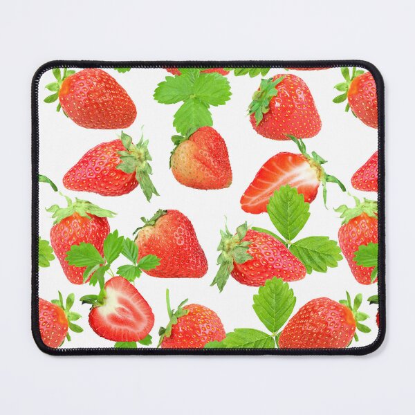 Item preview, Strawberries pattern designed and sold by smartlogo_factory.