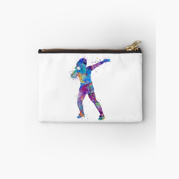 Item preview, Girl Shot Put Throwing Watercolor Silhouette designed and sold by LotusGifts.