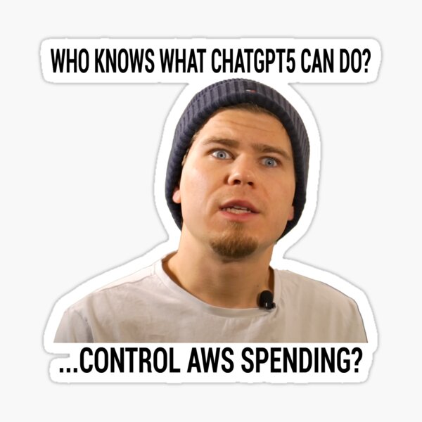Item preview, AI - Who Knows What ChatGPT5 Can Do? designed and sold by posix.