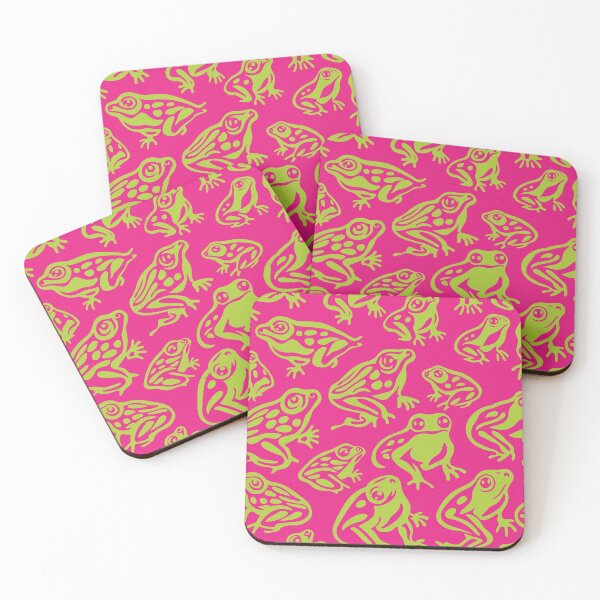 Item preview,  Bursts of Pop Colors among the Frogs designed and sold by octoartopus.