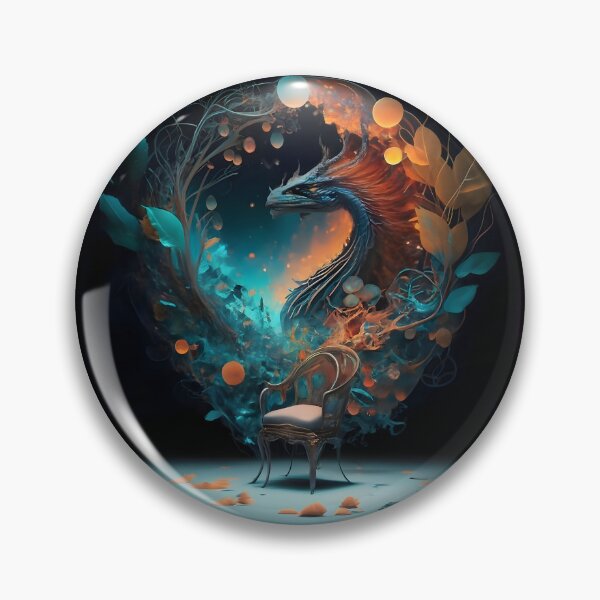 Item preview, Ephemeral Echoes: The Dragon's Solitude designed and sold by AI-Only Creations.