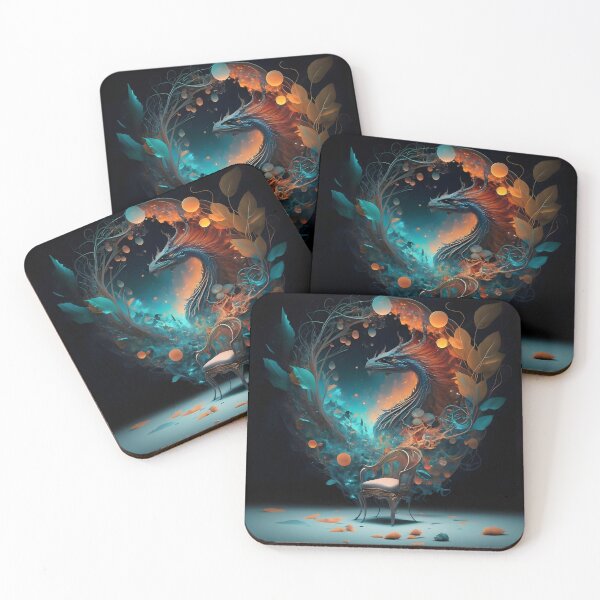 Item preview, Ephemeral Echoes: The Dragon's Solitude designed and sold by AI-Only Creations.