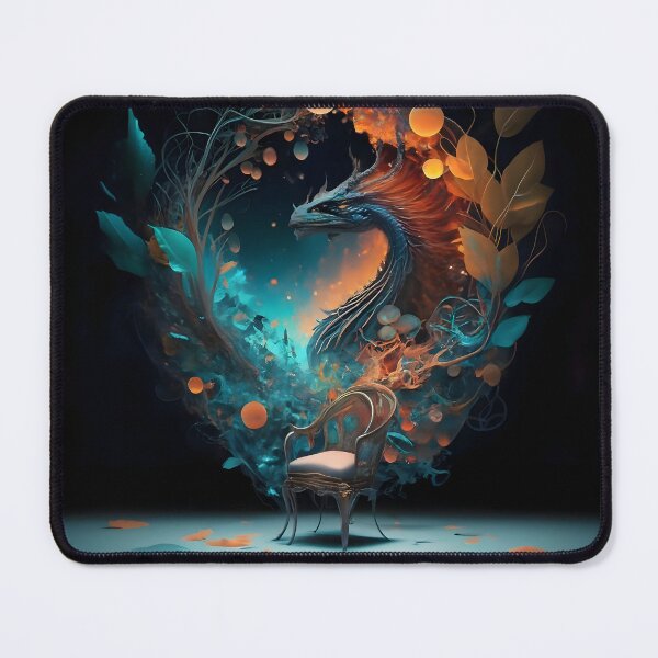 Item preview, Ephemeral Echoes: The Dragon's Solitude designed and sold by AI-Only Creations.