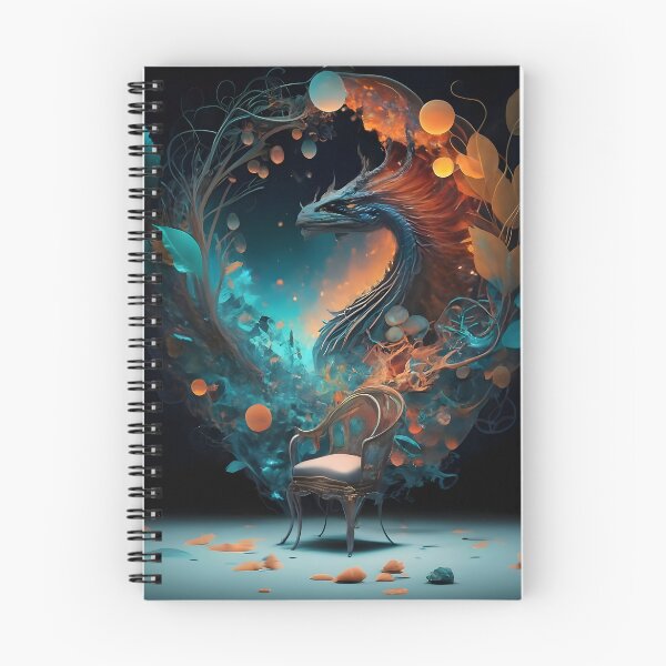Item preview, Ephemeral Echoes: The Dragon's Solitude designed and sold by AI-Only Creations.