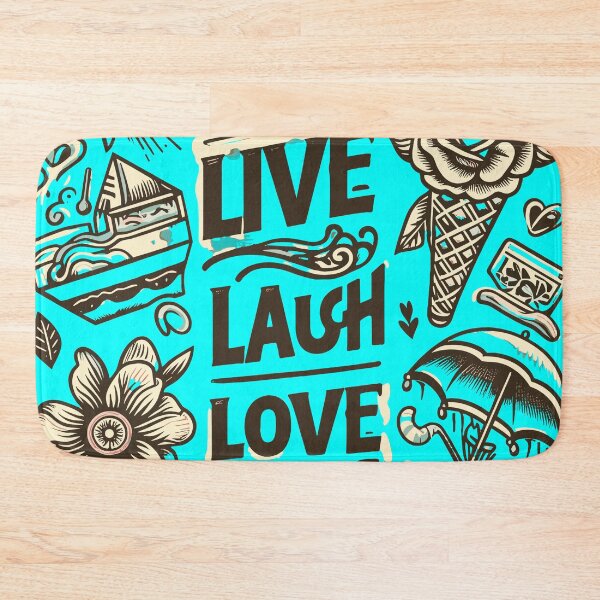 Item preview, Positive Vibes Typography: Live, Laugh, Love v2 designed and sold by iwcus.