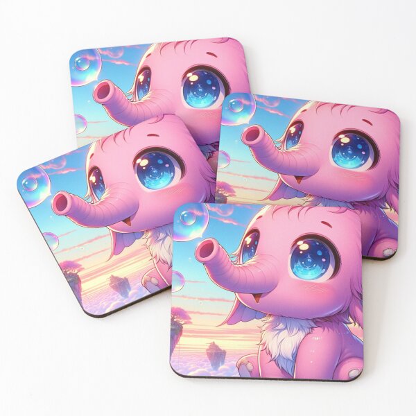 Item preview, Enchanting Pink Elephant in a Fantasy World designed and sold by mymagicstoreus.