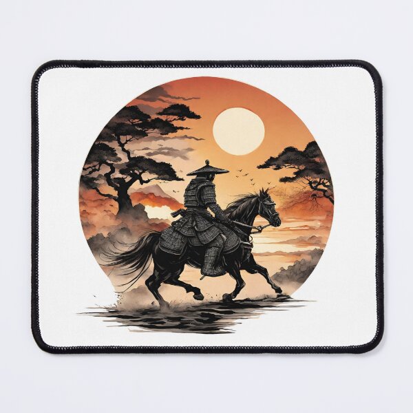 Item preview, Samurai In A Sunset designed and sold by letsgetinspired.