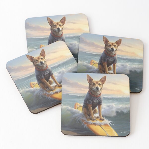 Item preview, Paws and Waves: The Ultimate Surfer Dog designed and sold by DoggyDream.