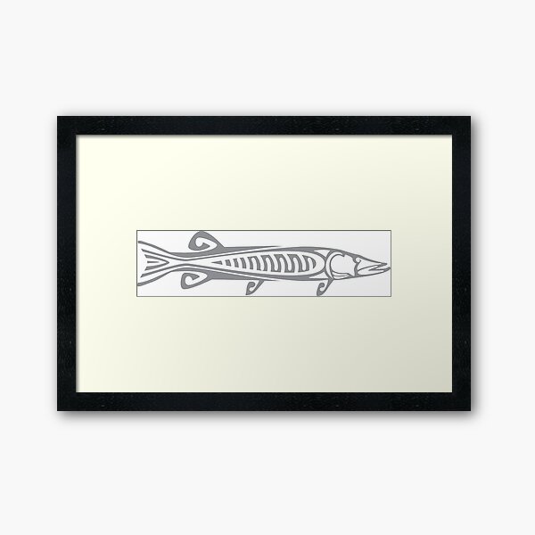 North America Freshwater Fish Group Framed Art Print for Sale by  fishfolkart