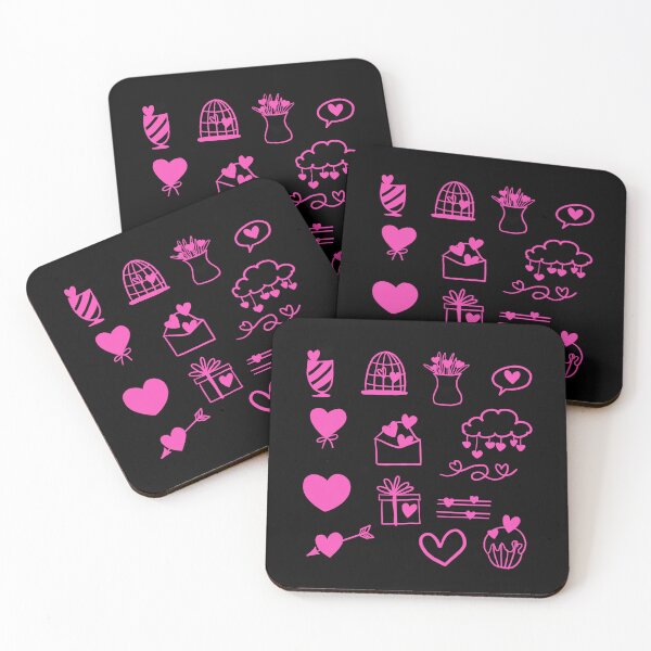 Item preview, Shocking pink element on Valentine’s day designed and sold by OliveOilstudio.