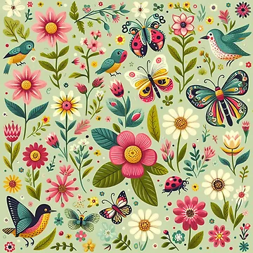 Artwork thumbnail, Spring Pattern by OfficierArnaute