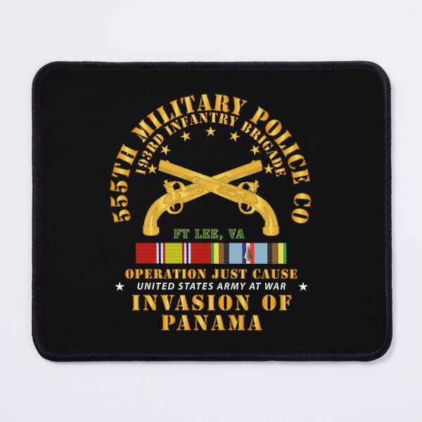 Item preview, Just Cause - 555th Military Police Co - 193rd IN BDE - Ft Lee w Svc Ribbons designed and sold by Military Insignia Products.