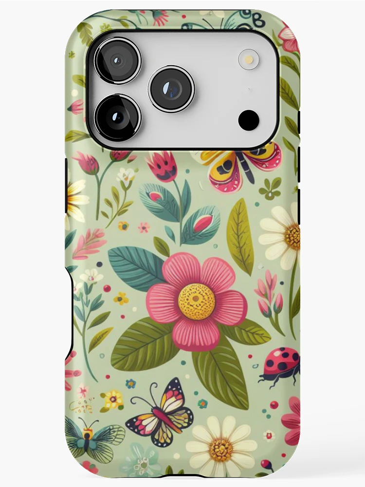 Thumbnail 1 of 4, iPhone Case, Spring Pattern designed and sold by OfficierArnaute.