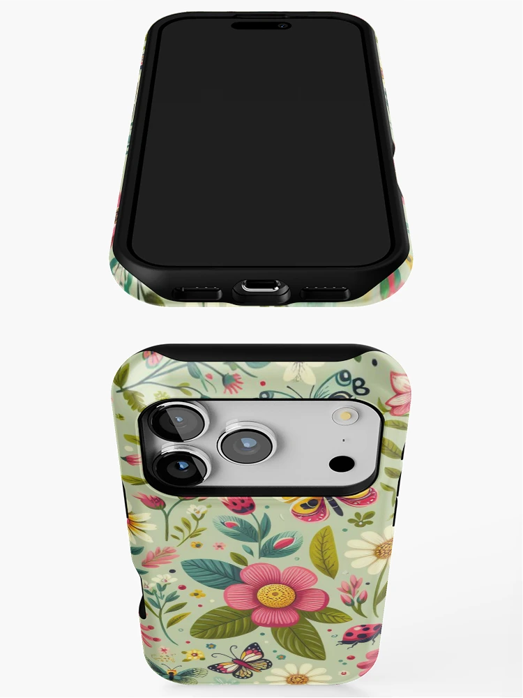 Thumbnail 3 of 4, iPhone Case, Spring Pattern designed and sold by OfficierArnaute.