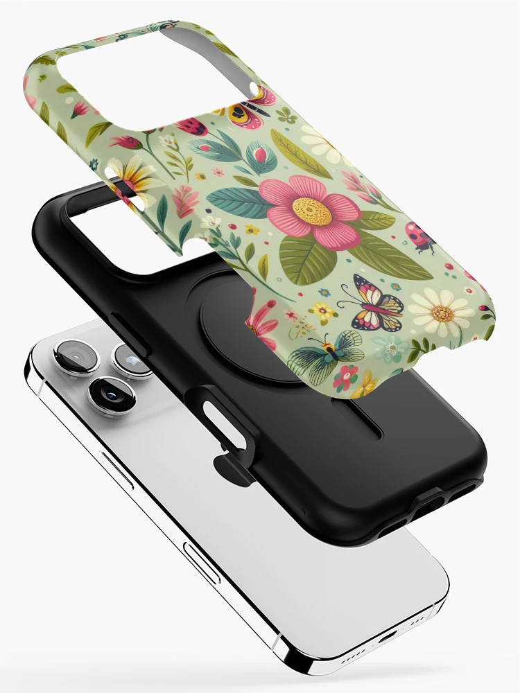 Thumbnail 2 of 4, iPhone Case, Spring Pattern designed and sold by OfficierArnaute.