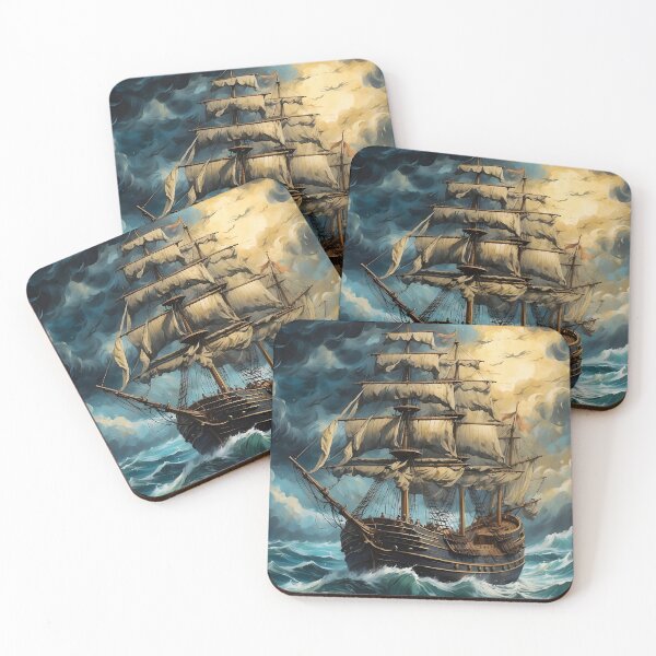 Item preview, Spanish Galleon Painting designed and sold by sassav8.