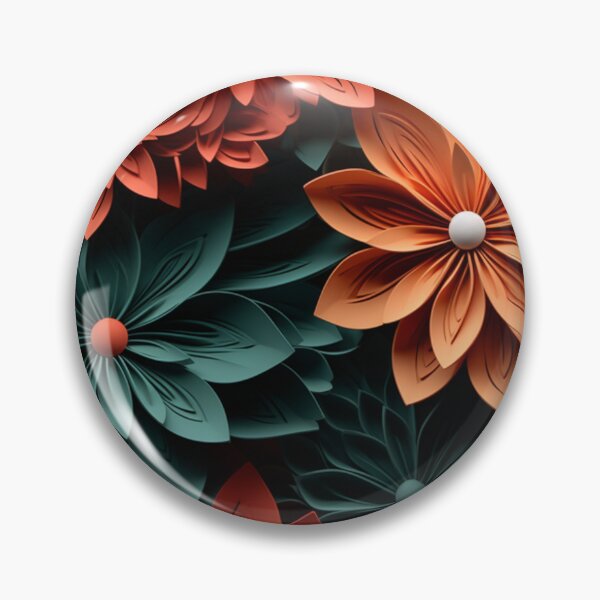Item preview, 3D flower seamless pattern designed and sold by varinchai.