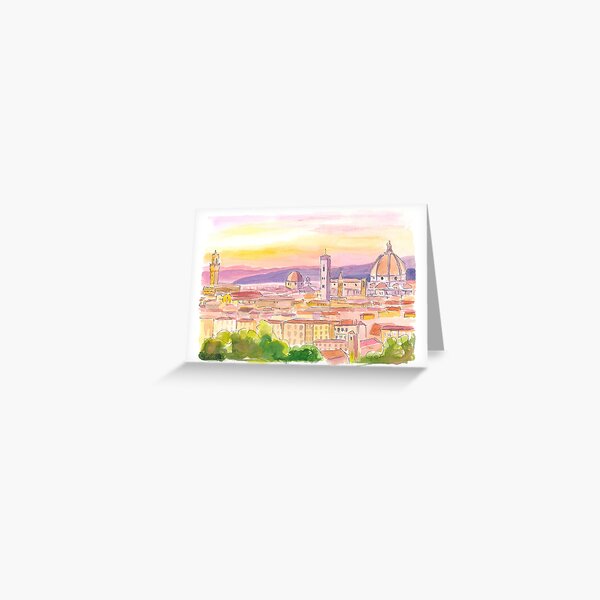 Item preview, Florence Italy Warm Sunlight in Tuscany designed and sold by artshop77.