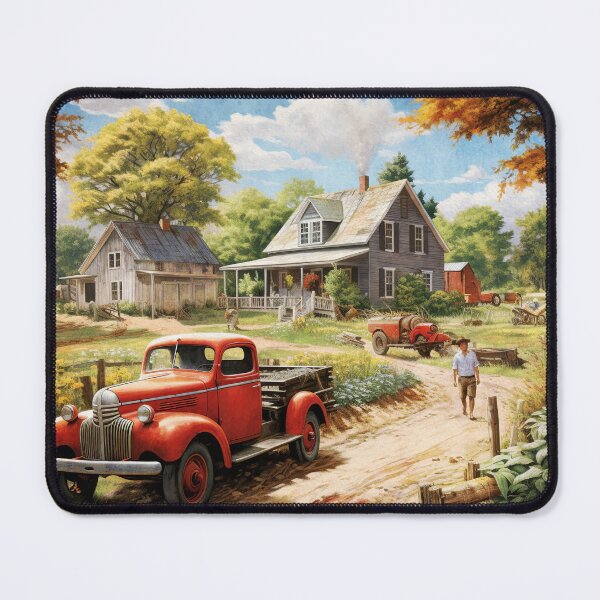 Item preview, A nuanced artistic portrayal encapsulating the quintessence of rural life designed and sold by AIArtMaven.