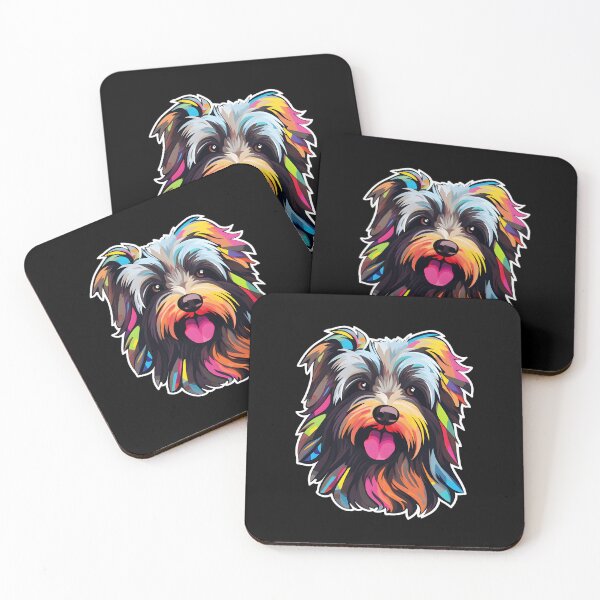 Item preview, Skye Terrier in WPAP style designed and sold by CUTEDOGGIEZ.