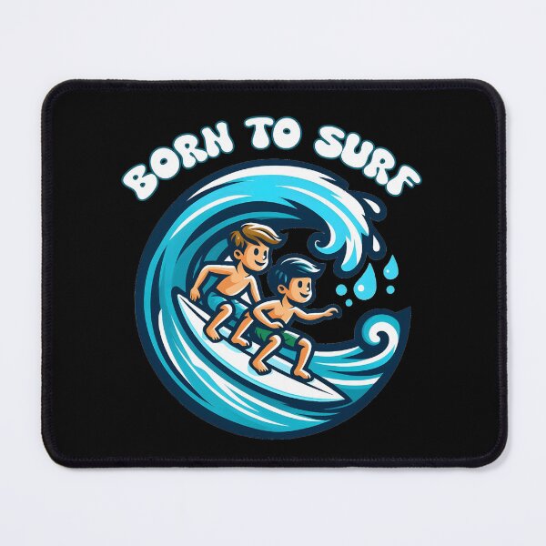 Artikelvorschau, Jungen, die zum Surfen geboren sind entworfen und verkauft von Aurorapod.