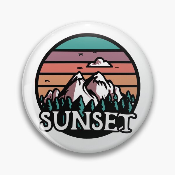 Item preview, Sunset mountains designed and sold by Flohz.