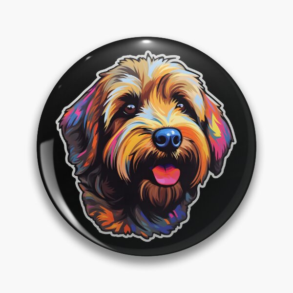 Item preview, Soft-coated Wheaten Terrier in WPAP style designed and sold by CUTEDOGGIEZ.