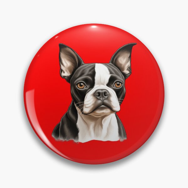 Item preview, Boston Terrier Pet Dog Owner Watercolor Full Face Art Design designed and sold by fantasticdesign.