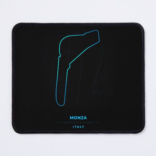 Item preview, Monza circuit in Italy in blue color neon style designed and sold by Jerhus.