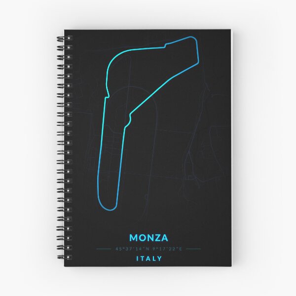 Item preview, Monza circuit in Italy in blue color neon style designed and sold by Jerhus.
