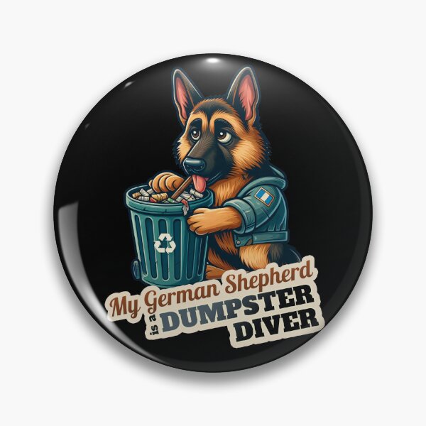 Item preview, German Shepherd Trashman designed and sold by ThisDress.
