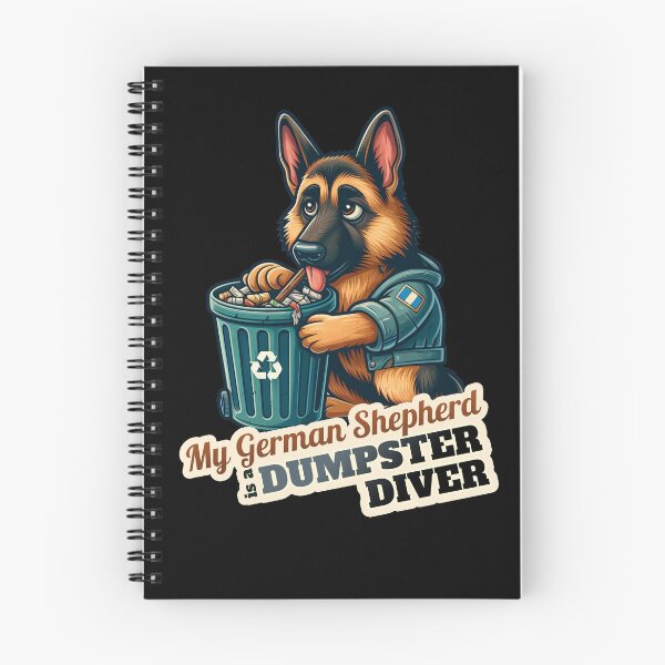 Item preview, German Shepherd Trashman designed and sold by ThisDress.
