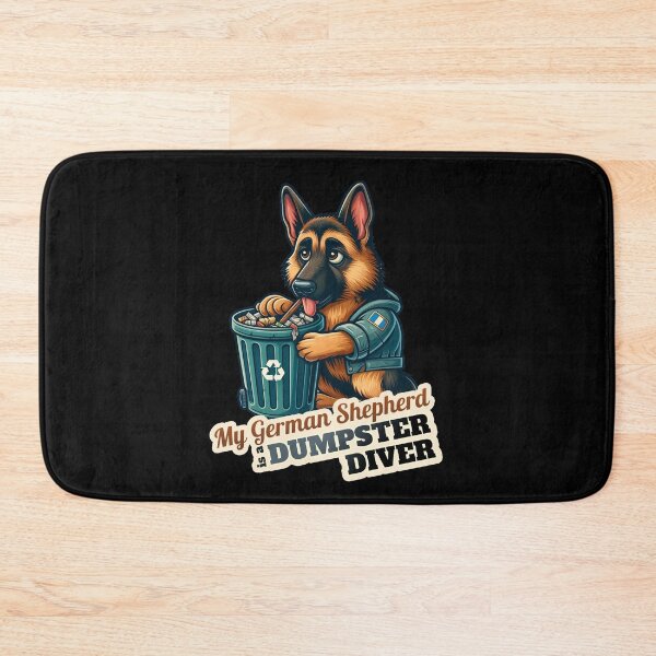 Item preview, German Shepherd Trashman designed and sold by ThisDress.