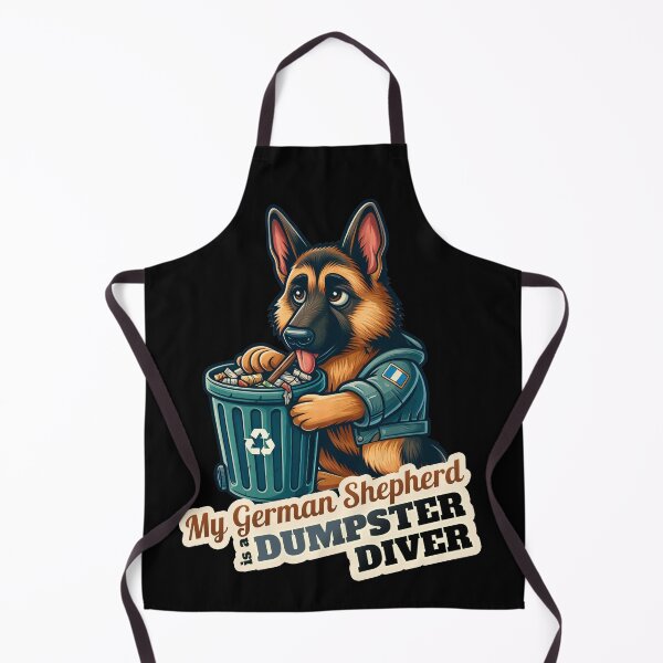 Item preview, German Shepherd Trashman designed and sold by ThisDress.