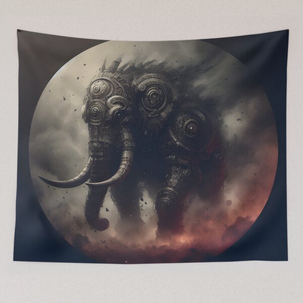 Item preview, armored elephant designed and sold by gkhanco.