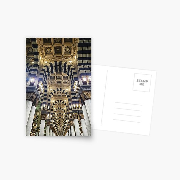Item preview, Beautiful interior pillars inside Nabawi Mosque in Madinah Saudi Arabia designed and sold by ismidstwt.