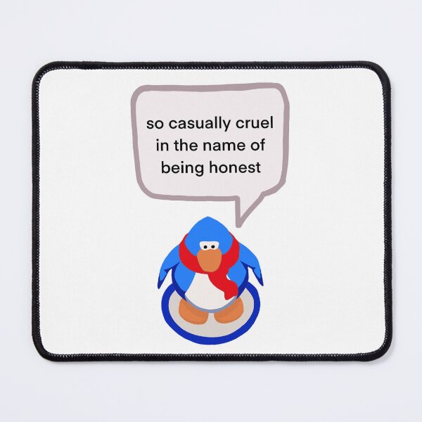 Item preview, RED Penguin (Blue) designed and sold by Meghan McNamee.