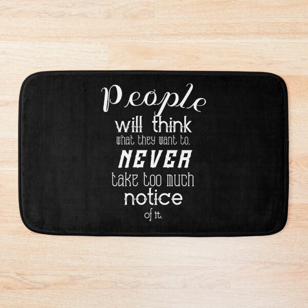 Item preview, People Will Think designed and sold by PorcupineQuinn.