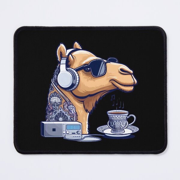 Item preview, A camel listening to music designed and sold by Persian Pride Official.