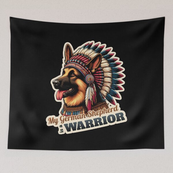 Item preview, German Shepherd Indian designed and sold by ThisDress.