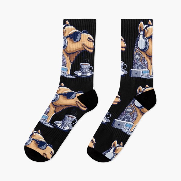 Item preview, A camel listening to music designed and sold by Persian Pride Official.