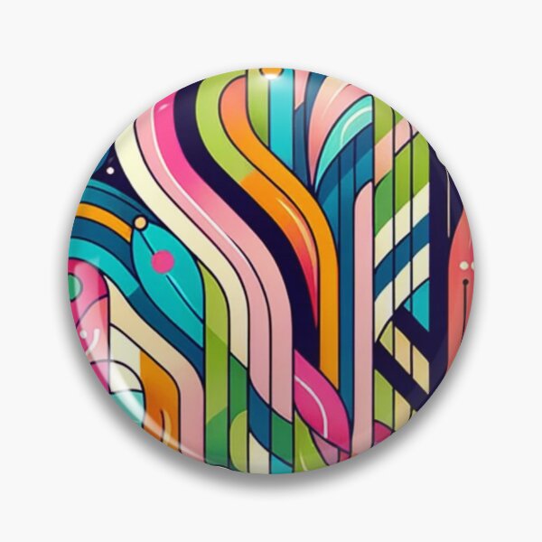 Item preview, Colorful Abstract Lines Artwork designed and sold by mymagicstoreus.