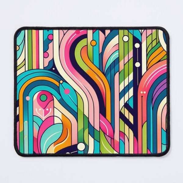 Item preview, Colorful Abstract Lines Artwork designed and sold by mymagicstoreus.