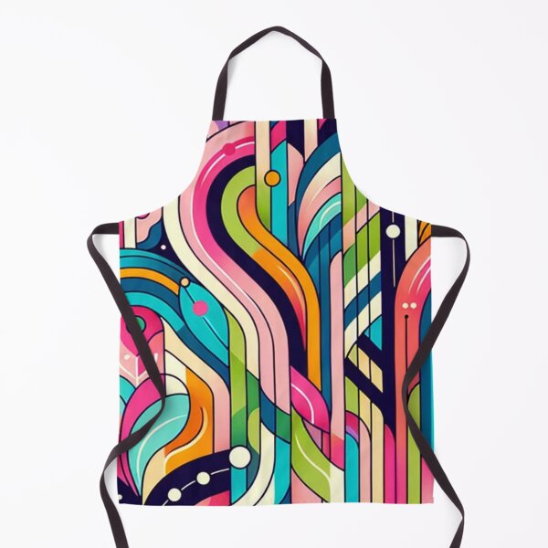 Item preview, Colorful Abstract Lines Artwork designed and sold by mymagicstoreus.