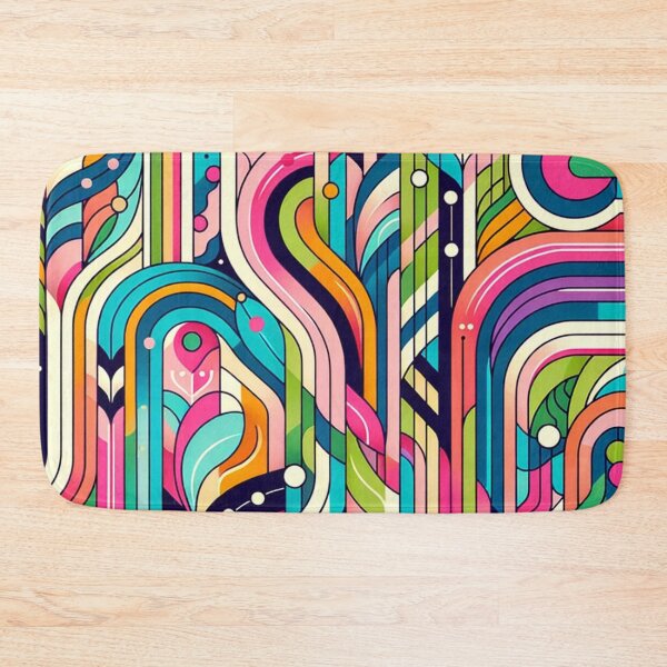 Item preview, Colorful Abstract Lines Artwork designed and sold by mymagicstoreus.