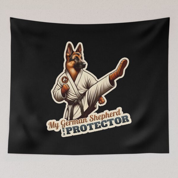 Item preview, German Shepherd Karate designed and sold by ThisDress.